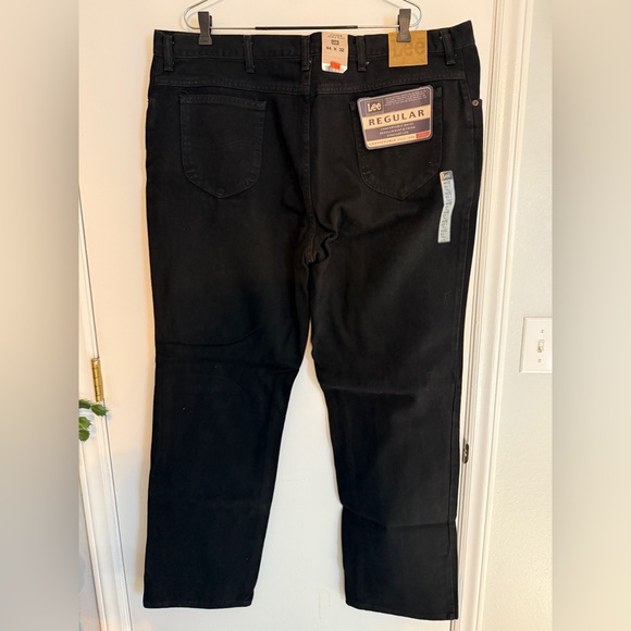 Lee Men's Straight Black Jeans - Picture 3 of 7